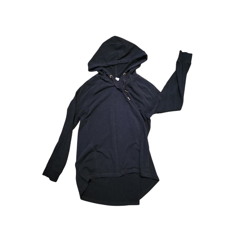 Old Navy Active Hoodie Small Black Longline Pullover Athleisure